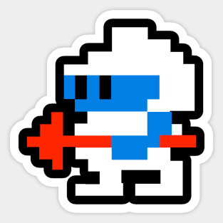 Dig Dug Sticker